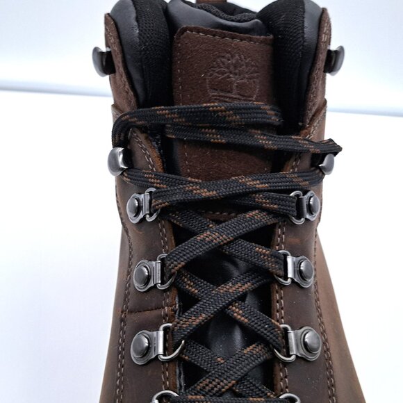 Timberland Men's Flume Mid Waterproof Hiking Boot, Dark Brown - Size 11.5 - Picture 7 of 16